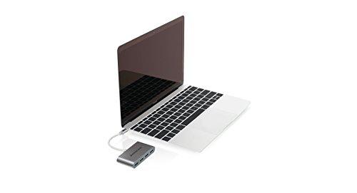 HUB USB IOGear HUB-C, USB-C Prie 4 prievadų