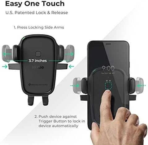 „iOttie Easy One Touch Wireless 2“ ventiliacijos angos ir CD laikiklis