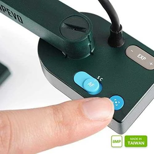 IPEVO V4K PRO dokumentų kamera Pilka USB 2.0