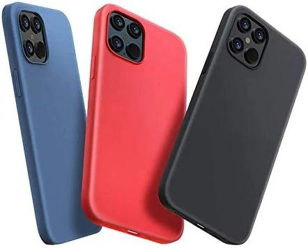 Devia Juodas silikoninis dėklas iPhone 12 Pro Max telefonui