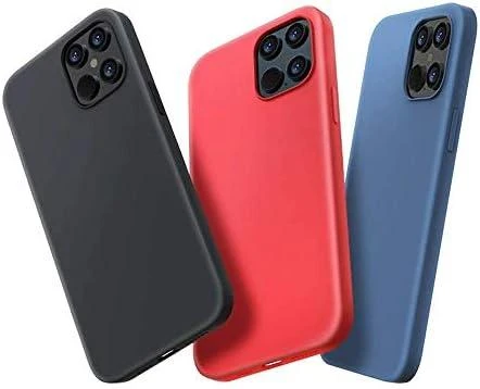 Devia Juodas silikoninis dėklas iPhone 12 Pro Max telefonui