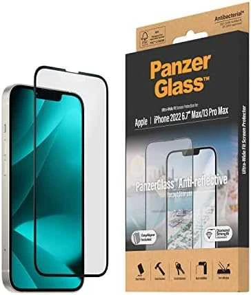 Panzer Glass PanzerGlass | Ekrano apsauga | Apple | iPhone 14 Plus/13 Pro Max | Stiklas | Išvalyti | Itin platus pritaikymas; Lengvas montavimas; Privatumo filtras; Atsparus pirštų atspaudams | Antirefleksinė