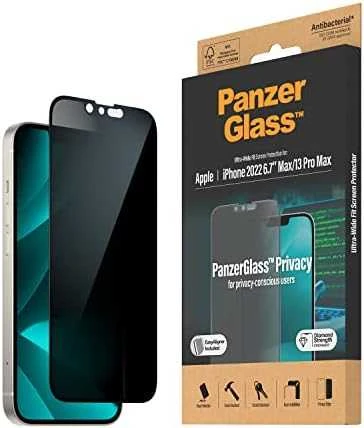 Panzer Glass PanzerGlass ekrano apsauga, Apple, iPhone 14 Plus/13 Pro Max, Glass, Juodas, Privatumas