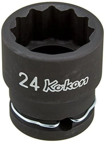 1/2" dvylikakampė smūginė galvutė KOKEN 14405M 24 mm