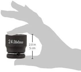 1/2" dvylikakampė smūginė galvutė KOKEN 14405M 24 mm
