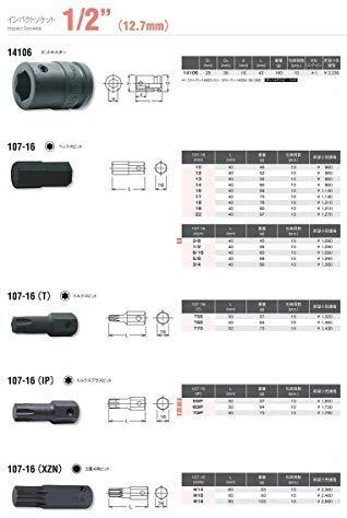 1/2" 16 mm antgalių laikiklis KOKEN