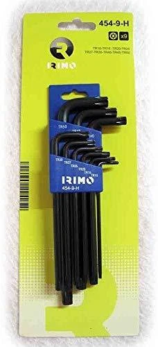 L-formos raktų Torx rinkinys 9 vnt TR10-TR50 Irimo