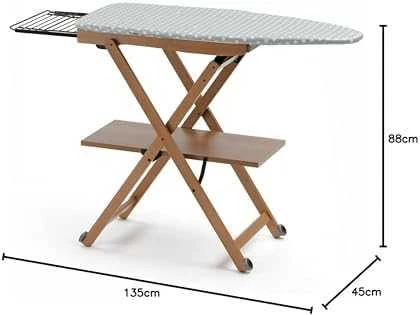 Arredamenti Italia ARREDAMENTI STIROCOMODO Lyginimo lenta - 135 x 45 cm, ruda