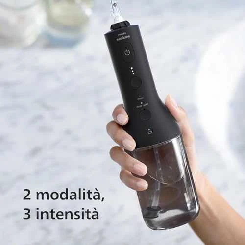 Burnos irigatorius ir dantų šepetėlis Philips Sonicare Cordless Power Flosser „DiamondClean 9000“  HX3886/43