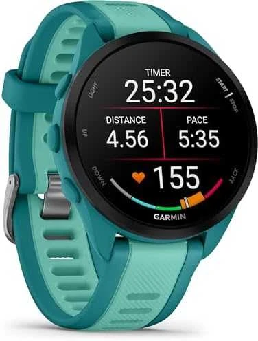 Išmanusis laikrodis Garmin Forerunner® 165 Music, Turkio / žalsvai mėlynos spalvos