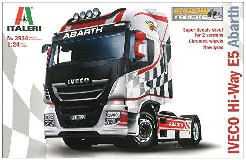 Italeri Iveco Hi-Way E5 Abarth 1:24 surenkamas sunkvežimio modelis