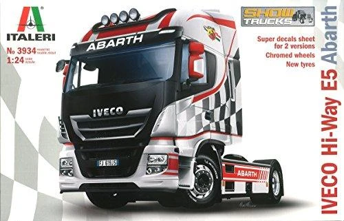Italeri Iveco Hi-Way E5 Abarth 1:24 surenkamas sunkvežimio modelis