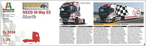 Italeri Iveco Hi-Way E5 Abarth 1:24 surenkamas sunkvežimio modelis