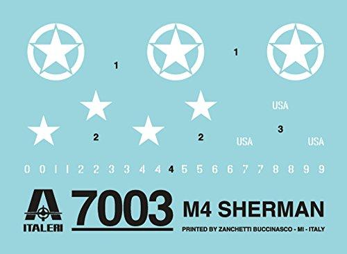 Surenkamas tanko modelis Italeri M4A1 Sherman 1/72 7003