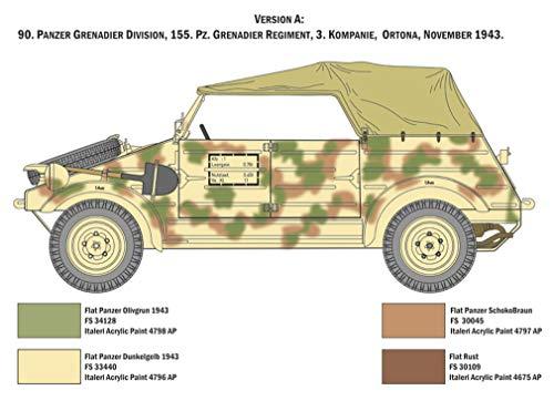 Didelis surenkamas Italeri Kdf.1 Typ 82 Kübelwagen modelis 1/9 7405