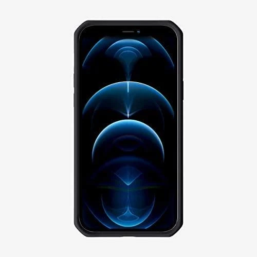 Dėklas ITSKINS Spectrum Solid Apple iPhone 12 Pro Max paprastas juodas