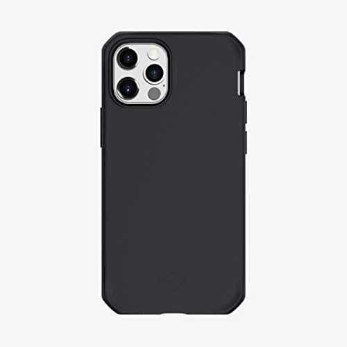Dėklas ITSKINS Spectrum Solid Apple iPhone 12 Pro Max paprastas juodas