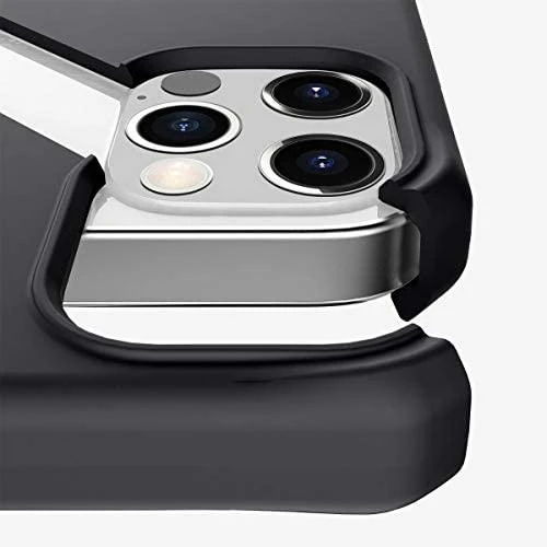 Dėklas ITSKINS Spectrum Solid Apple iPhone 12 Pro Max paprastas juodas