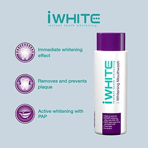 Burnos skalavimo skystis iWhite Dantų baliklis 500 ml