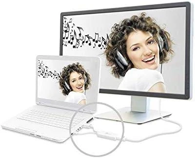 j5create JDA214 VGA į HDMI™ vaizdo ir garso adapteris, baltas, 0,176 m, VGA, USB A, HDMI, kištukas, lizdas, USB
