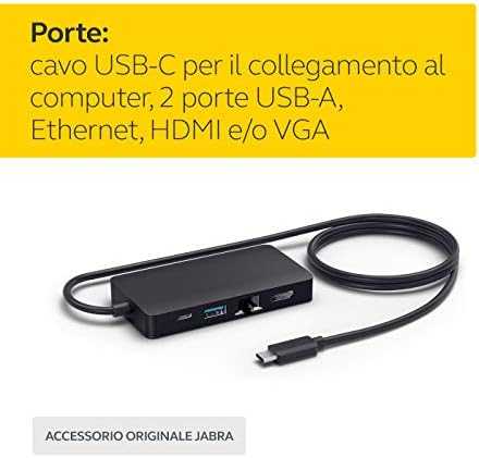 Gn Audio JABRA PANACAST USB ŠAKOTUVAS USB-C/INCL 3 PINS JK ĮKROVIKLIS