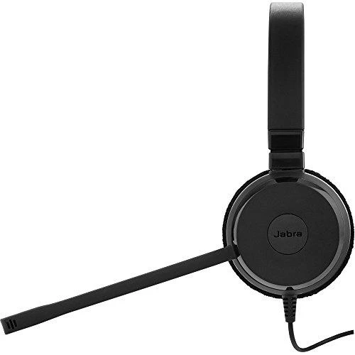 Ausinės JABRA EVOLVE 20 UC Stereo USB su lankeliu ant galvos triukšmo slopinimas USB jungtis su užtildymo mygtuku ir garsumo valdymu ant laido