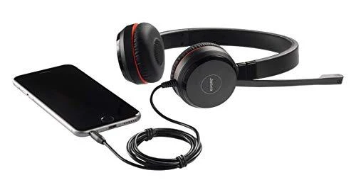 JABRA Evolve 30 II MS stereo Ausinės on-ear su laidu USB 3.5 mm jack Certified skirta Skype skirta Business