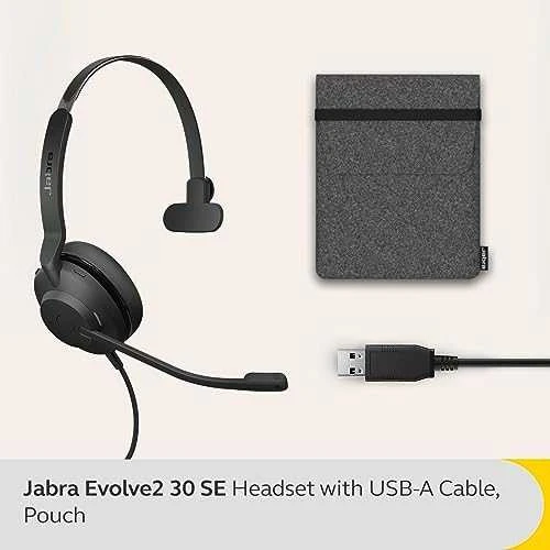 Jabra Evolve2 30 SE USB-A, MS Mono