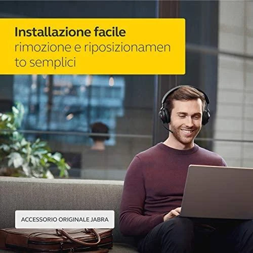 Jabra Evolve ausinės naudojimo pavyzdys