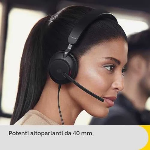 Ausinės JABRA EVOLVE2 40 SE USB-C UC - MONO
