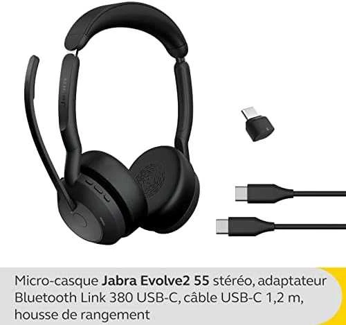 Ausinės JABRA Evolve2 55 Link380a UC Stereo