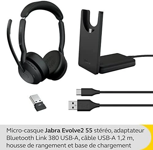Jabra Ausinės 25599-999-989 / EV255S7 Juodas