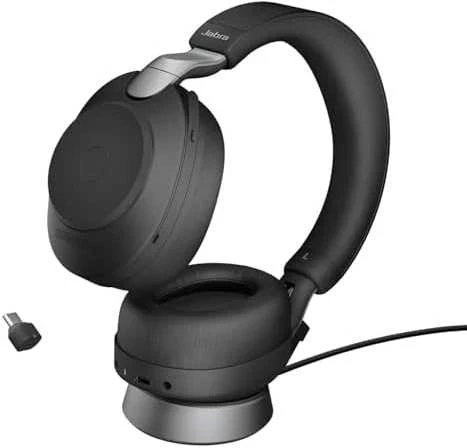 Belaidės ausinės Jabra Evolve2 85, Juodos