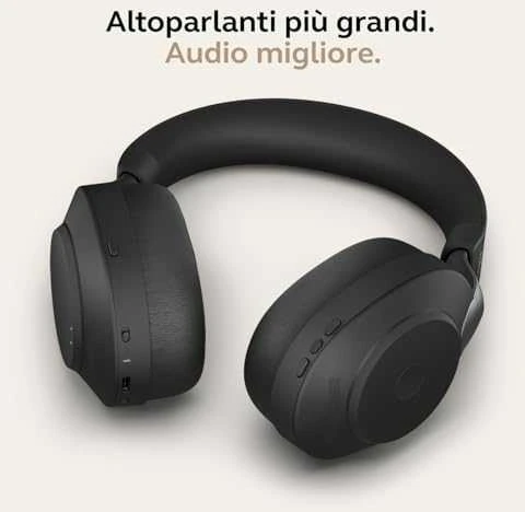 Belaidės ausinės Jabra Evolve2 85, Juodos