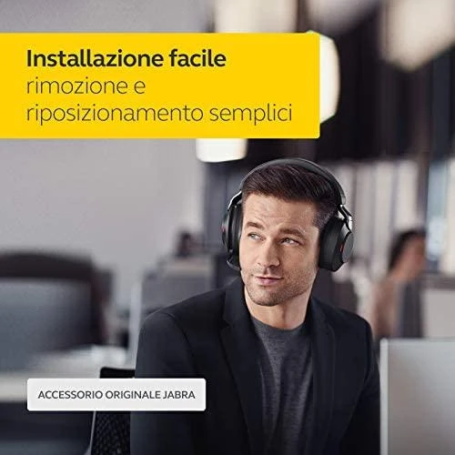 Jabra Evolve2 85 ausinių pagalvėlės ant vartotojo