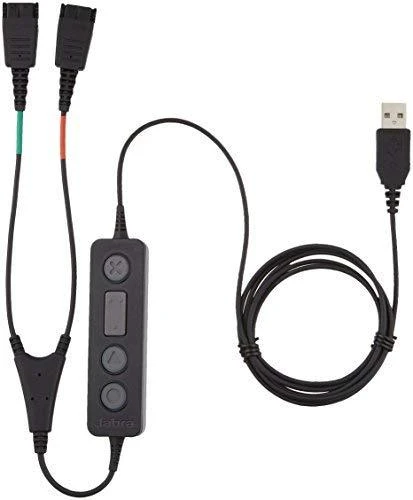 „Jabra Link 265“ prižiūrėtojo kabelis – USB–2 QD jungtys