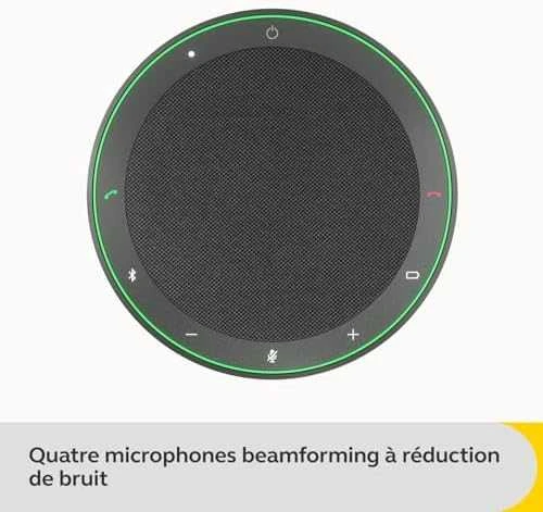 Jabra Speak2 75 UC Link 380c Belaidis Konferencinis garsiakalbis, Bluetooth, USB-C, Dark Pilkas