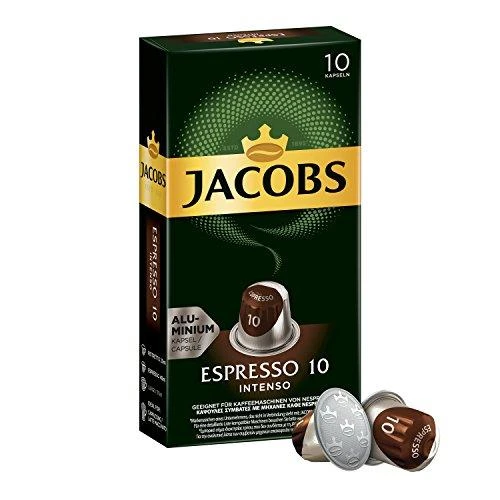 Kavos kapsulės JACOBS Espresso 10 Intenso, 52g