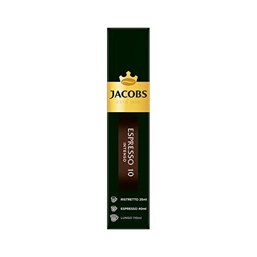 Kavos kapsulės JACOBS Espresso 10 Intenso, 52g