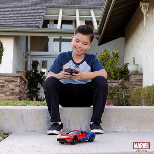 Dickie Valgo „Marvel Spiderman Ford GT RC 1:16“ nuotoliniu valdomu automobiliu