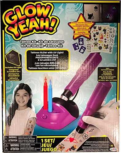 JAKKS PACIFIC TATTOO MACHINE su trafaretais