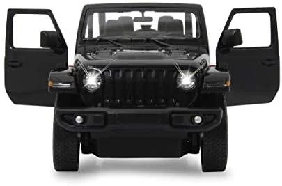 Jamara Jeep Wrangler JL 1:14 juodas 6+