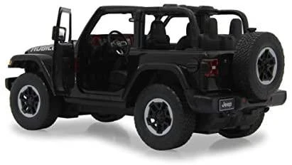 Jamara Jeep Wrangler JL 1:14 juodas 6+
