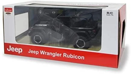 Jamara Jeep Wrangler JL 1:14 juodas 6+