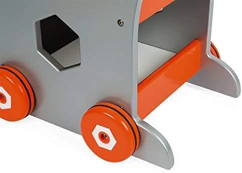 JANOD medinis magnetinis stumdukas-veiklos centras BRICO KIDS DIY TROLLEY
