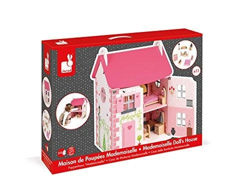 JANOD medinis lėlių namas su baldais MADEMOISELLE DOLL`S HOUSE