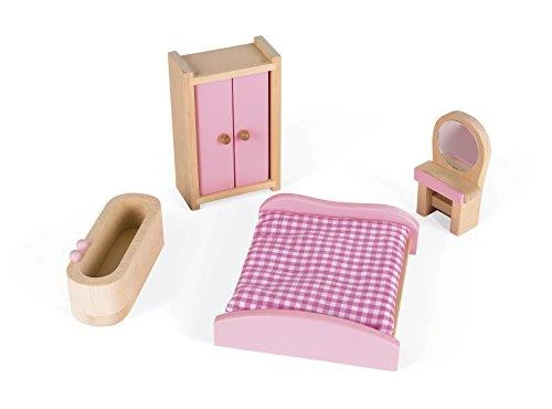 JANOD medinis lėlių namas su baldais MADEMOISELLE DOLL`S HOUSE
