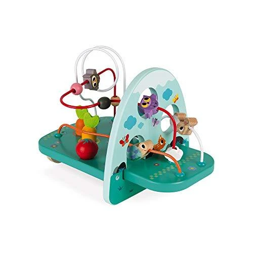 JANOD medinis ergoterapinis žaislas su kilpomis RABBIT & CO