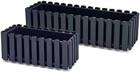 Gėlių vazonas Prosperplast Boardee Fencycase, 58 x 18 x 16,2 cm