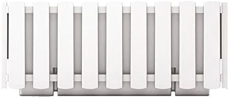 Gėlių vazonas Prosperplast Boardee Fencycase DDEF600-S449, baltas